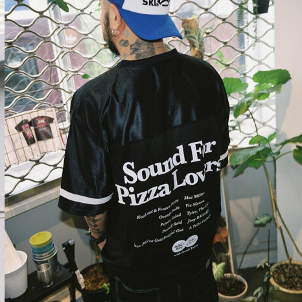 (NWOT) BASE CREAM x PPRN ‘KUKA’ Korea Unisex Football Jersey (Black) - Picture 3 of 16